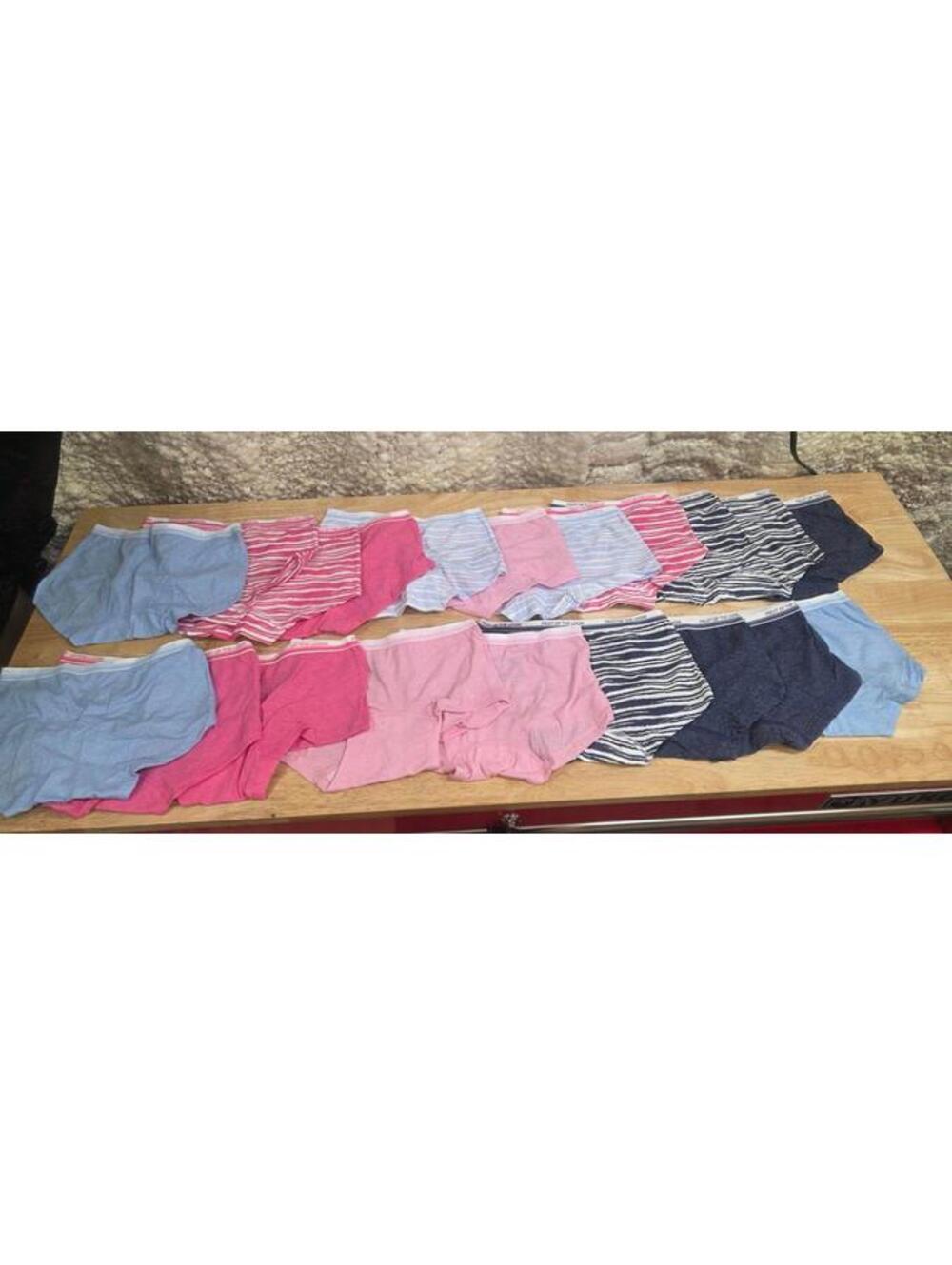 FRUIT OF THE LOOM GIRLS’ COTTON BOYSHORT UNDERWEAR 20‑PACK FASHION SIZE 6